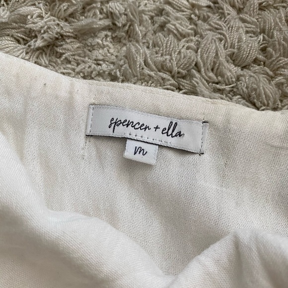 White Ruffle Sundress - Picture 3 of 4